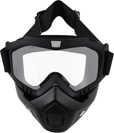 Transparent Glass Bike Riding Goggles Mask