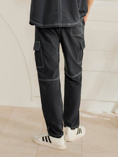 Contrast Stitch Co-ord Set Trousers