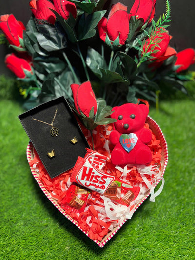 Valentine's Heart-Shaped Gift Box