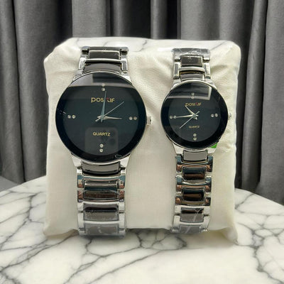 Stainless Steel Couple Watches For Men and Woman