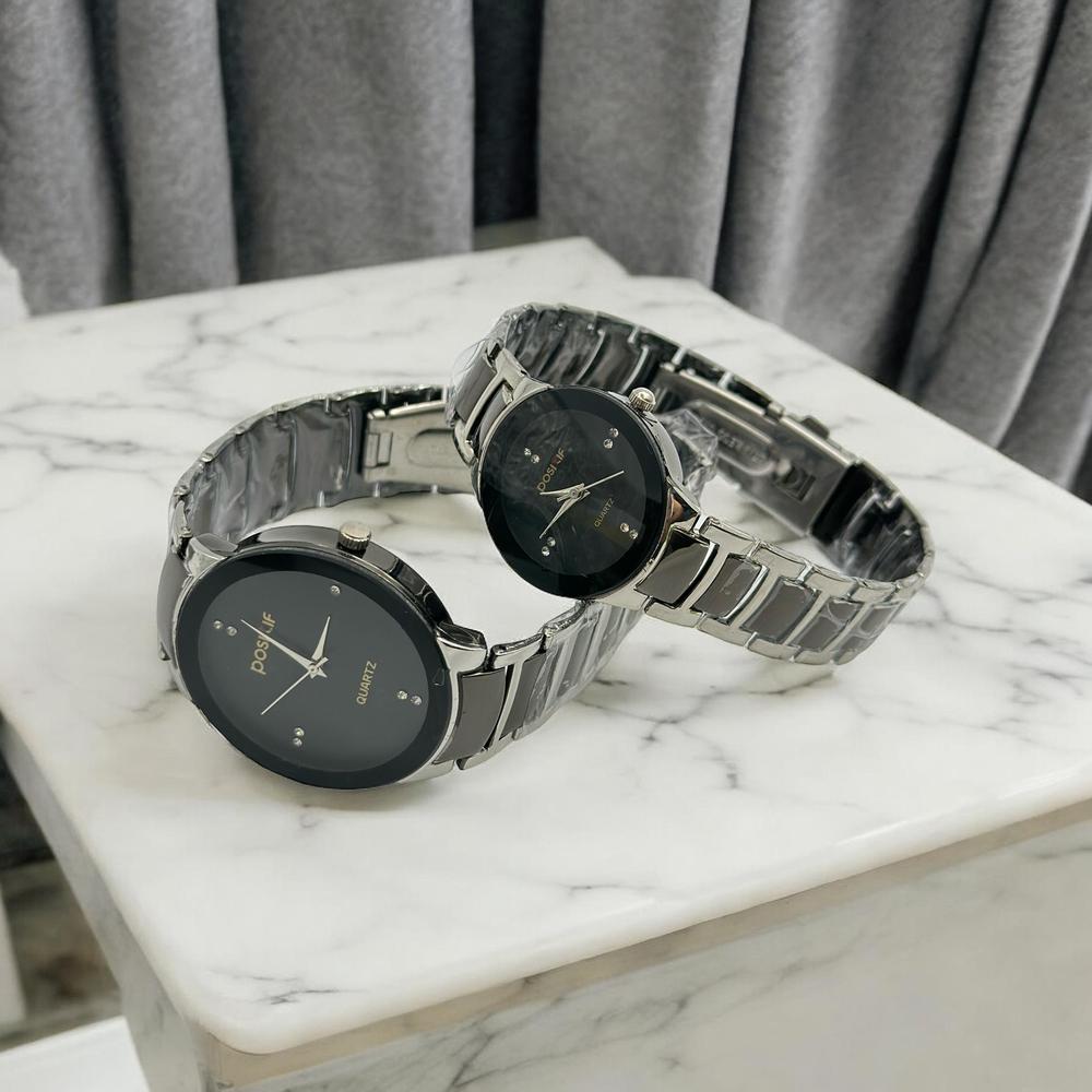 Stainless Steel Couple Watches For Men and Woman