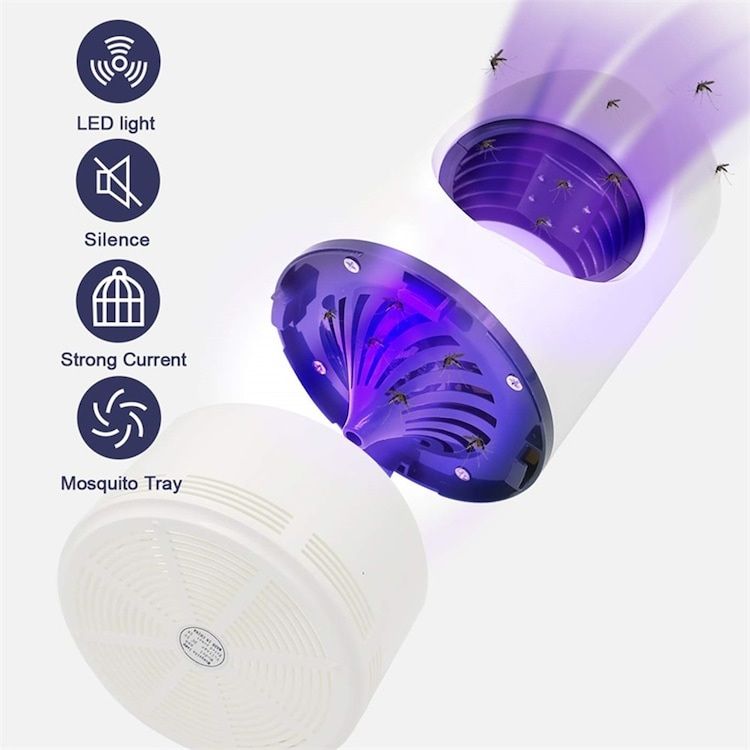 Electric Mosquito Killer Lamp with USB Power Fan.