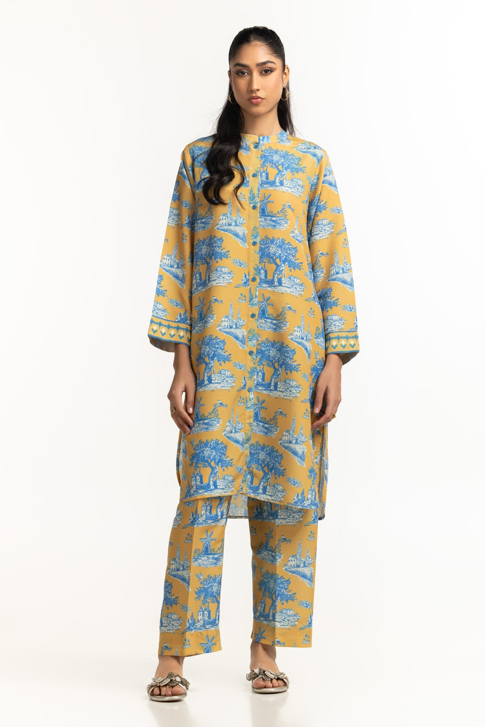 Poly Cambric Printed Co-Ord Set